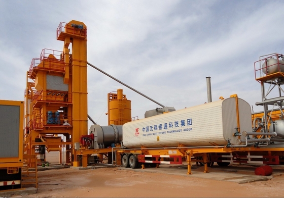 80T Storage Bin 160tph Batch Type Hot Mix Plant , Mobile Batching Plant 8 Units